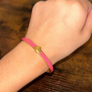 Kate Spade pink and gold bracelet